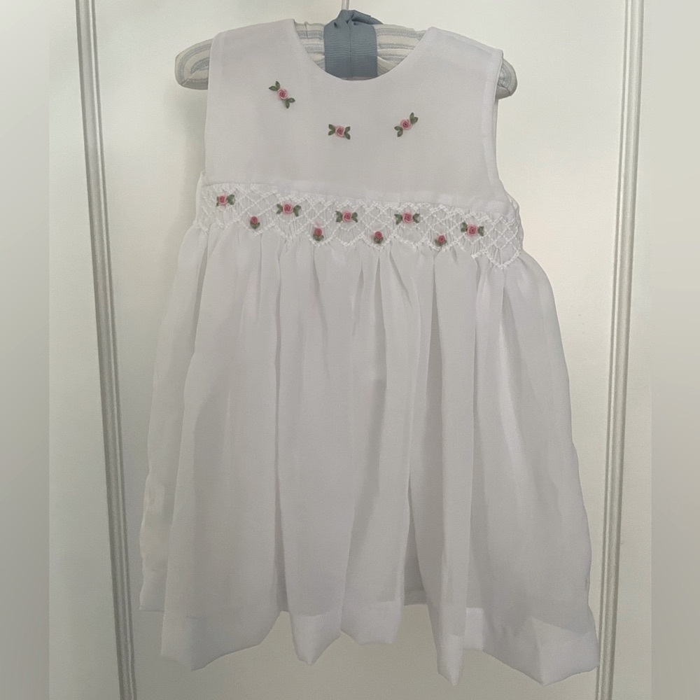 NWT Fantasie Embroidered White Dress —12M